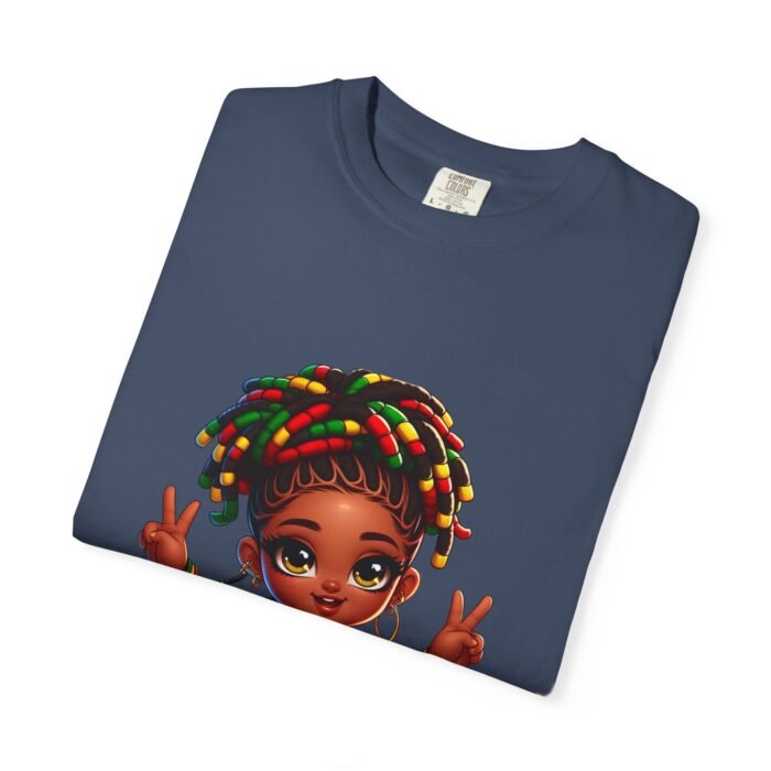 Junetinth Vibrant Rasta Peace Sign Unisex T-Shirt - Celebrate Culture - Image 2