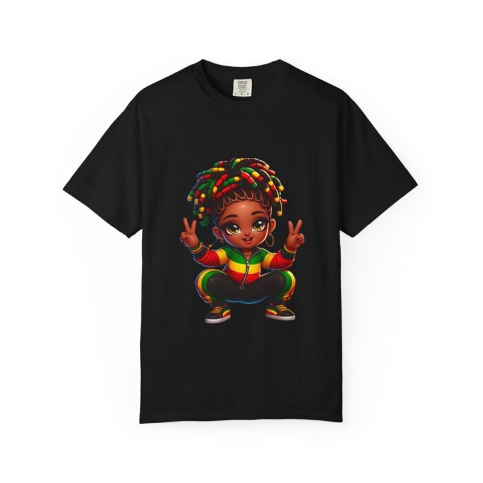 Junetinth Vibrant Rasta Peace Sign Unisex T-Shirt - Celebrate Culture - Image 7